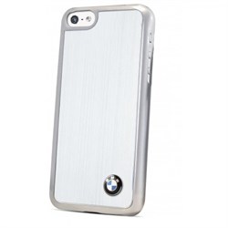 Чехол BMW для iPhone 5C Signature Hard Brush Aluminium - фото 9223