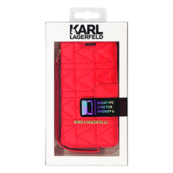 Чехол-книжка Karl Lagerfeld для iPhone 6/6s Kuilted Booktype - фото 9527