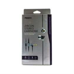 Наушники-вкладыши Rock Zircon Stereo Earphone с гарнитурой и управлением - фото 9831