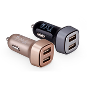 Адаптер питания автомобильный Momax Polar Light Series Car Charger 3,4A 2USB