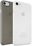 Набор из двух чехлов-накладок Ozaki 0.3 Jelly для iPhone 7/8 «Цвет:  Прозрачный и черный» (OC720CK)
