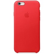 Оригинальный кожаный чехол-накладка Apple для iPhone 6/6s цвет «красный» (MKXX2ZM/A)