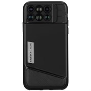 Чехол с обьективами Momax 6 в 1 Lens Case для iPhone X (Цвет: Черный)