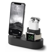 Док-станция Elago для AirPods 3-in-1 Charging hub (Чёрный) (EST-TRIO-BK)