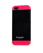 Чехол Phone Add Black/Pink Plastic Case для iPhone 5