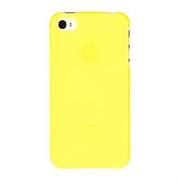 Чехол пластиковый Xinbo Yellow желтый для iPhone 4/4s