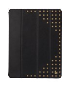Чехол книжка JisonCase Premium Studded для Apple iPad 2/3/4 (Черный)