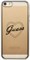 Чехол Guess для iPhone SE/5S SIGNATURE HEART Hard TPU Silver (Цвет: Серый) - фото 17001