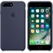 Оригинальный силиконовый чехол-накладка Apple для iPhone 7 Plus/8 Plus, цвет «темно-синий»  (MMQU2ZM/A) - фото 17374