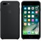 Оригинальный силиконовый чехол-накладка Apple для iPhone 7 Plus/8 Plus, цвет «чёрный цвет»  (MMQR2ZM/A) - фото 17887