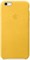 Оригинальный кожаный чехол-накладка Apple для iPhone 6/6s цвет «весенняя мимоза» (MMM22ZM/A) - фото 19484