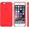ОРИГИНАЛЬНЫЙ КОЖАНЫЙ ЧЕХОЛ-НАКЛАДКА APPLE ДЛЯ IPHONE 6 ЦВЕТ «Красный» (MGQH2ZM/A) - фото 20245