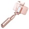 Монопод Noosy Night Sky Selfie Stick LED Light and Back Mirror (LED подсветка, зеркало, цвет "розовое золото") - BR13 - фото 22524