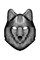 Крутая светодиодная маска с датчиком звука GeekMask Shadow Wolf  (GM-WLF) - фото 24190