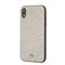 Чехол-Накладка Mercedes iPhone XR Twister Hard Leather, "Grey" (MEPERHCI61QGLGR) - фото 25079