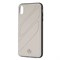 Чехол-Накладка Mercedes iPhone XS Max New Organic I Hard Leather, "Grey" (MEHCI65THLGR) - фото 25213