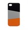 Пластиковый чехол Verus Triplex Case (black/gray/orange) для iphone 4 / 4s