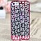 Пластиковый дизайн чехол-накладка Marc Jacobs Purple для iPhone 5