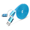 Кабель для iPhone/ iPad HOCO Lightning-USB + MicroUSB Data Jelly Metal 120cм - фото 7285